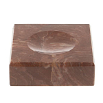 Подставка под шар квадратная из натурального камня Лемезит Natural Stone Sphere Stands варинант исполнения - 1 | Loft Concept в Новосибирске