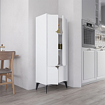 Комод белый с 4-мя дверцами на металлических ножках SPARK MULTIPURPOSE CABINET WHITE варинант исполнения - 7 | Loft Concept в Новосибирске