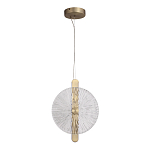 Подвесной светильник с круглым стеклянным плафоном Gingham варинант исполнения - 5 | Loft Concept в Новосибирске