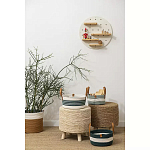 Корзина для хранения с ручками Interlacement Green  варинант исполнения - 6 | Loft Concept в Новосибирске