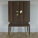 Кабинетный шкаф Elsa Dreams Walnut с 2-мя ящиками варинант исполнения - 3 | Loft Concept в Новосибирске