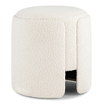Дизайнерский Пуф Букле Poof Alice White Boucle  варинант исполнения - 1 | Loft Concept в Новосибирске