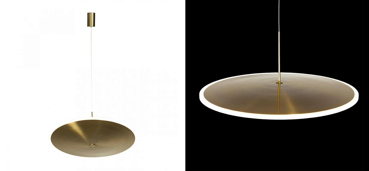 Светильник Chrona by Graypants D40 Gold Horizontal Светильник Chrona by Graypants D40 Gold Horizontal - Loft-Concept в Новосибирске