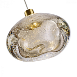 Подвесной светильник с прозрачным стеклянным плафоном округлой формы Effervia  варинант исполнения - 9 | Loft Concept в Новосибирске