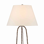 Торшер с конусовидным тканевым абажуром и фактурным каркасом Industrial Profile варинант исполнения - 2 | Loft Concept в Новосибирске