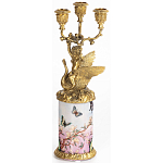 Фарфоровый подсвечник Лебедь с ангелом Asse варинант исполнения - 3 | Loft Concept в Новосибирске