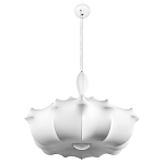 Подвесной светильник с белым фигурным абажуром и мягкими волнистыми краями Cloud Motion  варинант исполнения - 15 | Loft Concept в Новосибирске