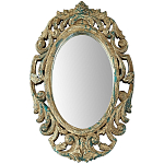 Настенное овальное зеркало Aina Mirror варинант исполнения - 1 | Loft Concept в Новосибирске