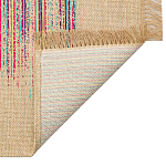 Ковер с геометрическим узором из комбинированного состава Full rhythm варинант исполнения - 4 | Loft Concept в Новосибирске