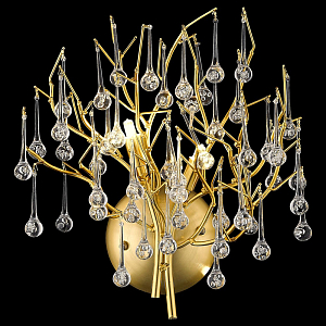 Декоративное Бра Freezing Rain Золотистое