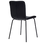 Стул черный с обивкой из велюра Black Archie Chair варинант исполнения - 3 | Loft Concept в Новосибирске