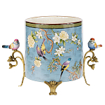 Фарфоровое кашпо с птицами Eden Garden варинант исполнения - 1 | Loft Concept в Новосибирске