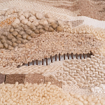 Тканый вручную монументальный настенный гобелен Earth Flow варинант исполнения - 2 | Loft Concept в Новосибирске