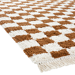 Ковер с шахматным принтом Chess Layout с эффектом шерсти варинант исполнения - 4 | Loft Concept в Новосибирске