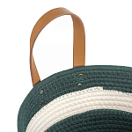 Корзина для хранения с ручками Interlacement Green  варинант исполнения - 2 | Loft Concept в Новосибирске