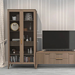 Витрина 2-х дверная с 5-ю полками и 2-мя ящиками Harper Line варинант исполнения - 2 | Loft Concept в Новосибирске