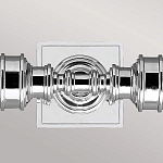 Бра для ванных комнат горизонтальное с двумя матовыми стеклянными цилиндическими плафонами Feiss варинант исполнения - 2 | Loft Concept в Новосибирске