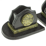 Настольный письменный набор из змеевика из 7-ми элементов Successful Leader варинант исполнения - 5 | Loft Concept в Новосибирске