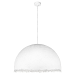 Подвесной светильник в форме купола белого цвета с ажурной бахромой Tactile Line варинант исполнения - 2 | Loft Concept в Новосибирске