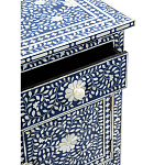 Комод инкрустация костью ORIENTAL Indian синий орнамент варинант исполнения - 6 | Loft Concept в Новосибирске