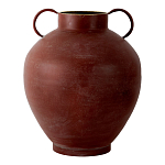 Ваза бордовая с 2-мя фактурными ручками Vase Burgundy Glaze варинант исполнения - 1 | Loft Concept в Новосибирске