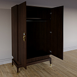 Платяной шкаф Elsa Dreams Walnut с 2-мя фасадами варинант исполнения - 1 | Loft Concept в Новосибирске