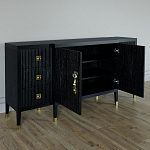 Большой Комод-буфет Elsa Dreams Black с ящиками варинант исполнения - 5 | Loft Concept в Новосибирске