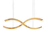 Люстра волнистой формы с фактурным хрустальным плафоном Light Delight варинант исполнения - 7 | Loft Concept в Новосибирске