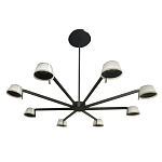 Люстра черного цвета на штанге Noir Supernova варинант исполнения - 4 | Loft Concept в Новосибирске