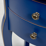 Синяя тумба на фигурных ножках Shelby варинант исполнения - 6 | Loft Concept в Новосибирске