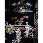 Шкаф черный в китайском стиле  Chinese Cabinet Black варинант исполнения - 2 | Loft Concept в Новосибирске