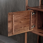 Стеллаж в гостиную для книг Moon Walnut Furniture варинант исполнения - 9 | Loft Concept в Новосибирске