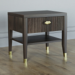 Прикроватная тумбочка с ящиком Elsa Dreams Walnut варинант исполнения - 1 | Loft Concept в Новосибирске