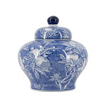 Ваза с крышкой в китайском стиле Гранатовое дерево Blooming Pomegranate варинант исполнения - 9 | Loft Concept в Новосибирске