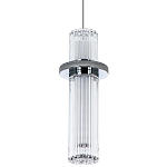Подвесной светильник хром Odile Acrylic Tube Hanging Lamp Chrome варинант исполнения - 1 | Loft Concept в Новосибирске
