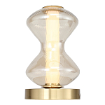 Настольная лампа светодиодная с волнообразным стеклянным плафоном Amphora of Light варинант исполнения - 3 | Loft Concept в Новосибирске