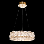 Люстра подвесная круглая из прозрачного хрусталя с золотым корпусом Selfsufficient варинант исполнения - 2 | Loft Concept в Новосибирске