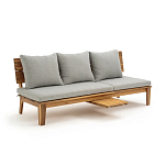 Садовый диван-трансофрмер Kate серый варинант исполнения - 1 | Loft Concept в Новосибирске