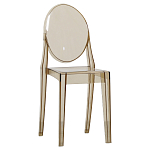 Прозрачный стул с янтарным оттенком LOUIS GHOST CHAIR варинант исполнения - 1 | Loft Concept в Новосибирске