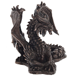 Декоративная статуэтка Дракон Dragon Dark Bronze Statuette варинант исполнения - 3 | Loft Concept в Новосибирске
