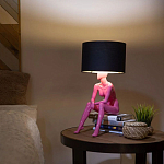 Настольная лампа TERRAMI с абажуром варинант исполнения - 11 | Loft Concept в Новосибирске