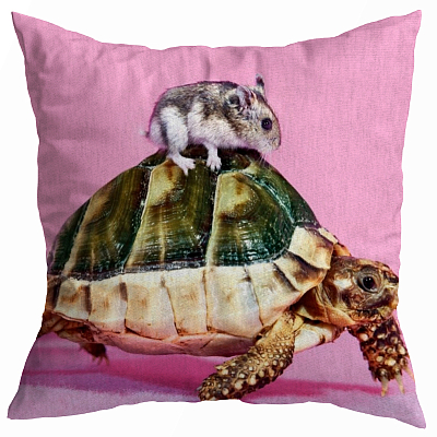 Декоративная подушка Seletti Cushion Mouse and Turtle Декоративная подушка Seletti Cushion Mouse and Turtle