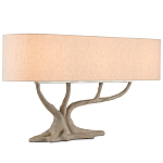 Настольная лампа с корпусом в виде дерева Gray Concrete Trunk варинант исполнения - 2 | Loft Concept в Новосибирске