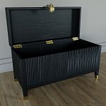 Большой дизайнерский Сундук Elsa Dreams Black варинант исполнения - 2 | Loft Concept в Новосибирске