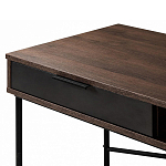 Стол рабочий в стиле лофт с ящиком и нишей для хранения Urban Style Space 2 варинант исполнения - 3 | Loft Concept в Новосибирске