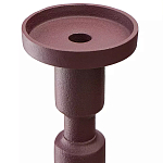 Подсвечник фигурный сливовый Bright Accent 35 см варинант исполнения - 2 | Loft Concept в Новосибирске