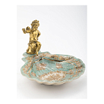 Блюдо с бронзовым ангелом Porcelain Angels of Paradise варинант исполнения - 2 | Loft Concept в Новосибирске