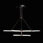 Люстра с геометрической конструкцией из вытянутых цилиндрических плафонов Hex Scaffold  варинант исполнения - 4 | Loft Concept в Новосибирске