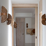 Бра плетеное из ротанга Chainmail варинант исполнения - 3 | Loft Concept в Новосибирске