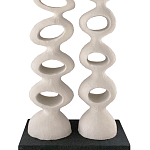 Белые тотемы природной формы Большой напольный Арт-объект Vega   варинант исполнения - 2 | Loft Concept в Новосибирске